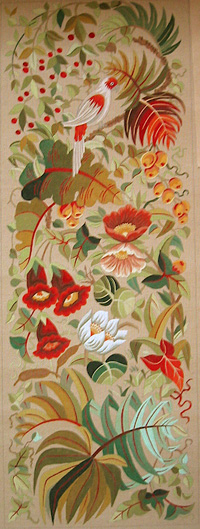 bande Saint-Maixant perroquet jungle 143 x 52 cm